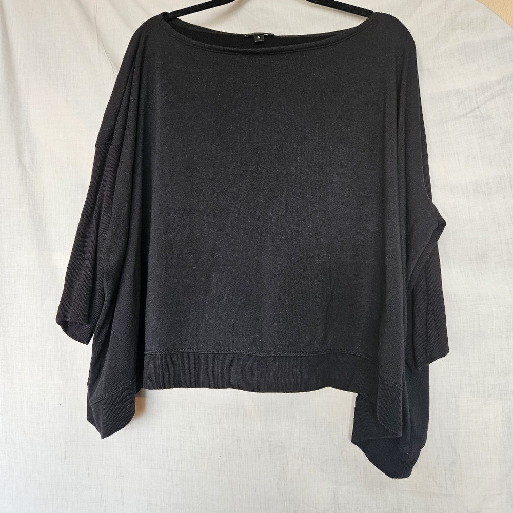 Stella & Dot Medium Black Oversized Sweater